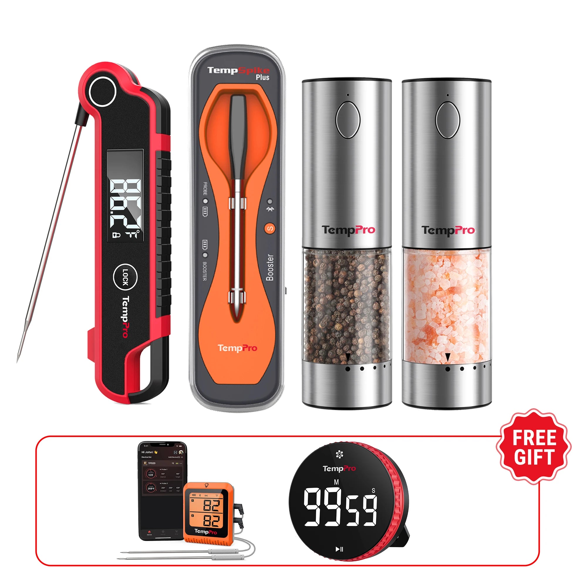 Paquete TempPro TempSpike Plus TP970 + TP620 — 2 regalos gratis