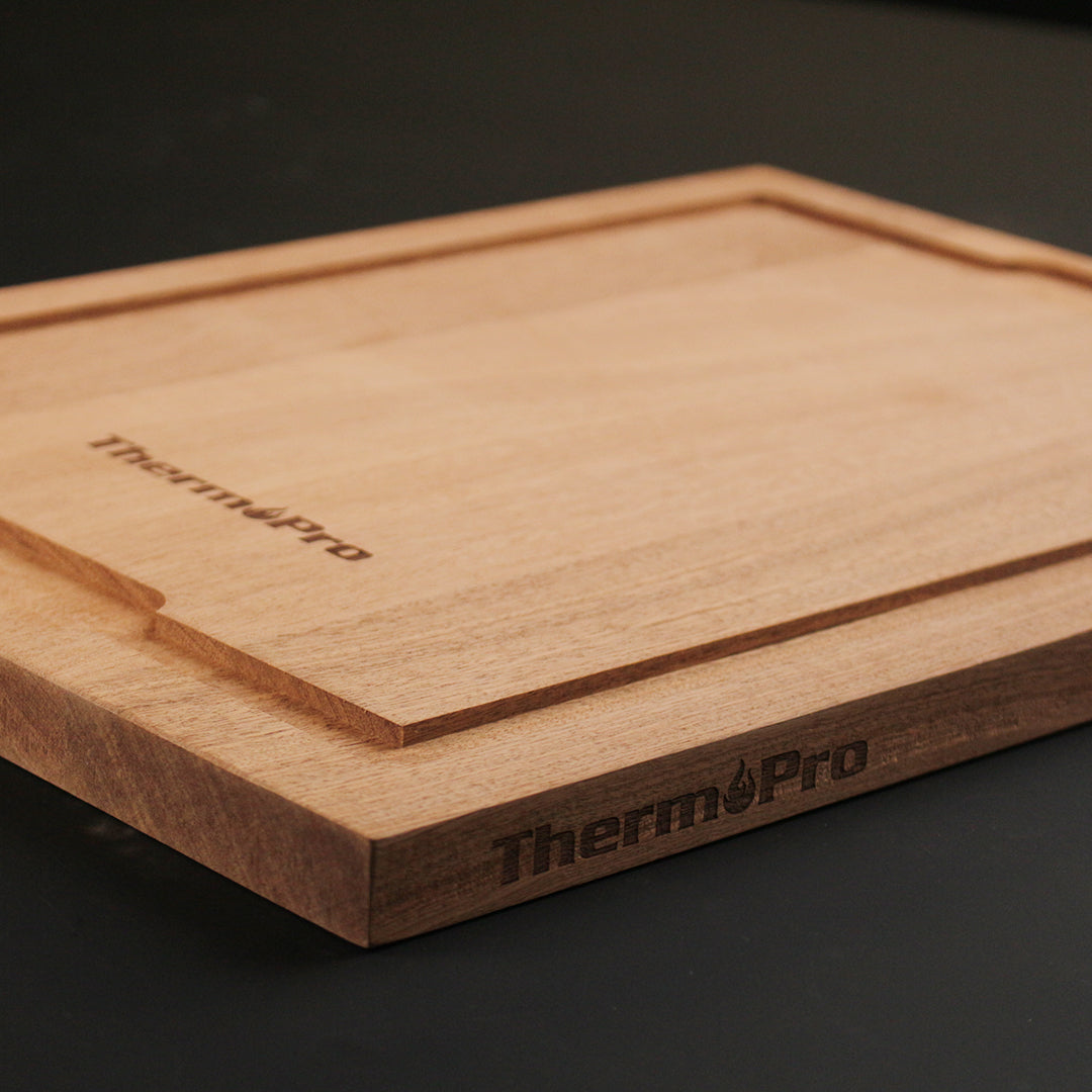 TempPro Sapele Wood Cutting Board