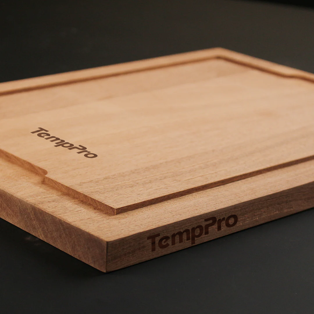 TempPro Sapele Wood Cutting Board