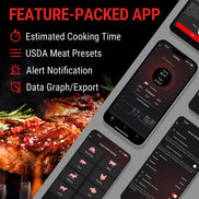 TempPro TempSpike TP960 Smart Wireless Meat Thermometer — Truly Wireless, Bluetooth