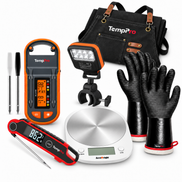 Halloween After-Dark Grill Kit: TP972, TP620, Grill Light, TP100 & IC203 + FREE Apron