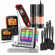 Halloween Smoke, Season & Serve Kit: TP17H, TP806BW, TP620 & APG709 2-Pack + FREE Spatulas