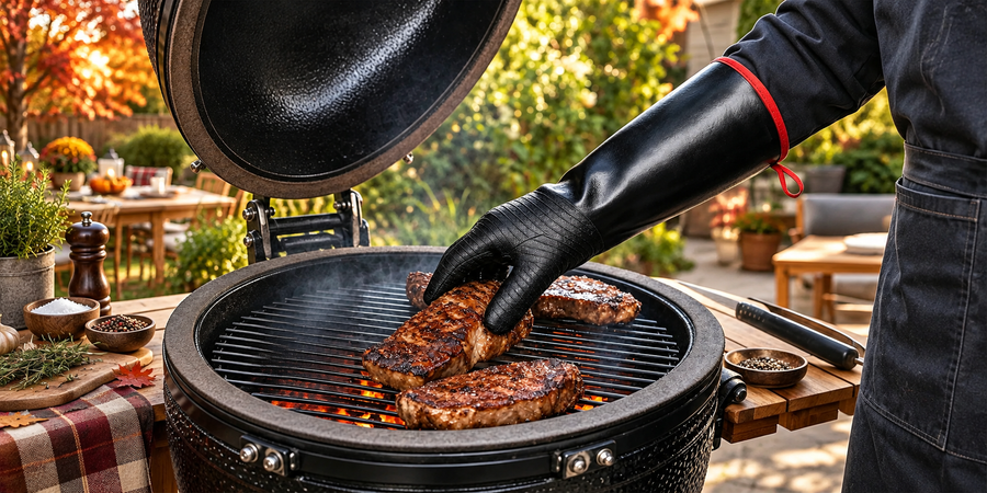 Halloween After-Dark Grill Kit: TP972, TP620, Grill Light, TP100 & IC203 + FREE Apron