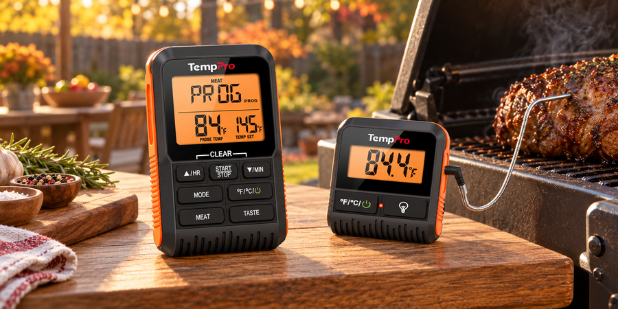 Halloween Smoke, Season & Serve Kit: TP17H, TP806BW, TP620 & APG709 2-Pack + FREE Spatulas