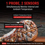 TempPro TempSpike TP960 Smart Wireless Meat Thermometer — Truly Wireless, Bluetooth