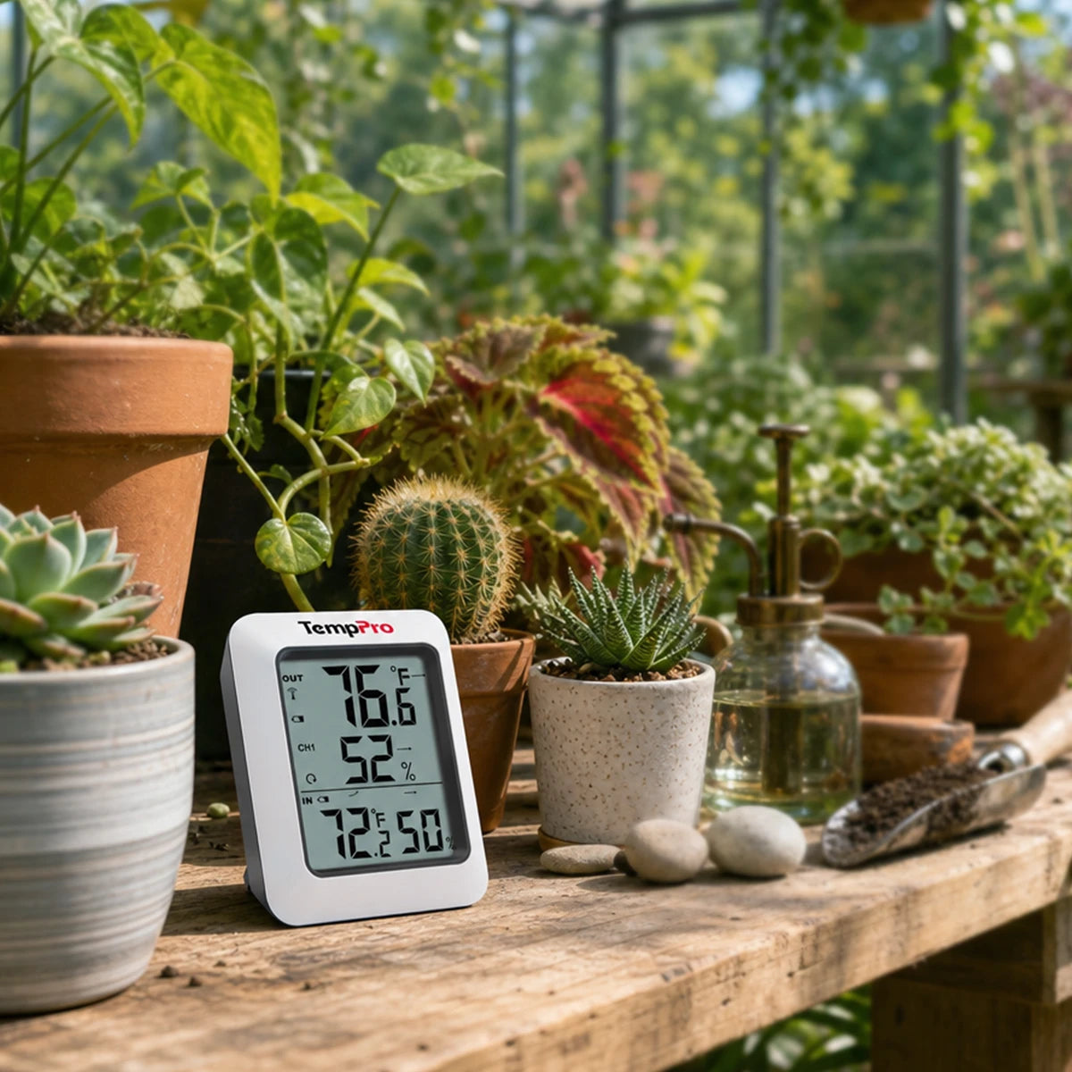 temppro Wireless Indoor Outdoor Thermometers tp60b 2