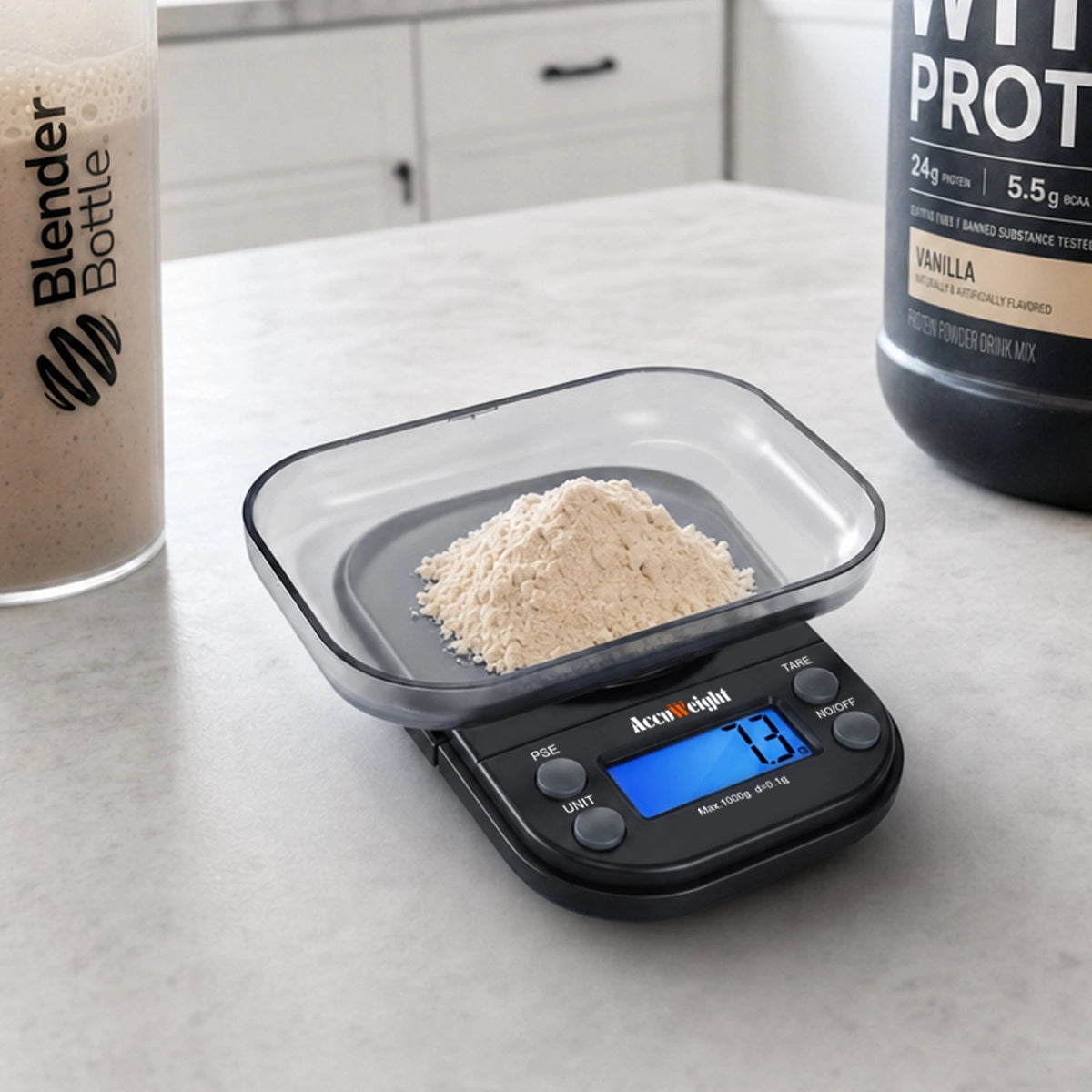 TempPro IC255 Digital Pocket Scale — 6 Units, Tare Function