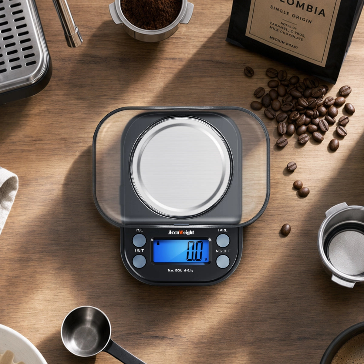 TempPro IC255 Digital Pocket Scale — 6 Units, Tare Function