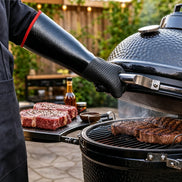 Guantes de barbacoa impermeables TempPro TP100 — Resistentes al calor de 932 °F, mangas de 14"