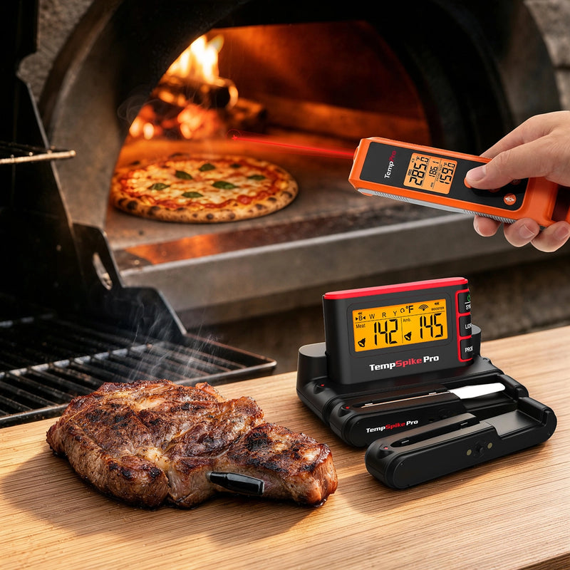 TempPro TempSpike Pro TP980 WiFi Meat Thermometer (2 Probes) + TP420 2-in-1 Infrared & Instant-Read Thermometer