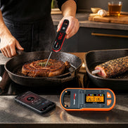 Thermopro Twin TempSpike Plus TP972 Thermomètre à viande sans fil + Thermomètre à lecture instantanée éclair TP622W — Ensemble économique