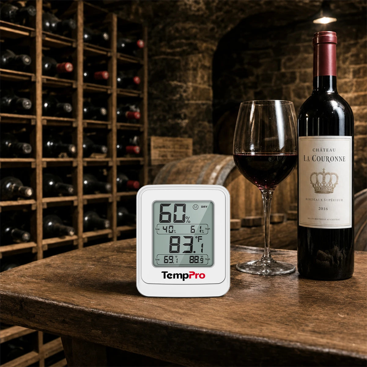 temppro indoor thermometer hygrometer tp150 3