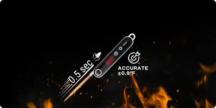 TempPro TempSwift ELITE TP18S Instant-Read Meat Thermometer — Ultra-Fast Digital, Backlit