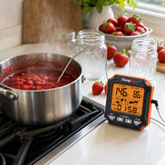 TempPro TempTrack CORE TP716 Leave-In Meat Thermometer — Oven-Safe Probe, Large Display
