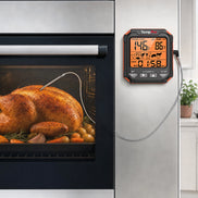 TempPro TempTrack CORE TP716 Leave-In Meat Thermometer — Oven-Safe Probe, Large Display