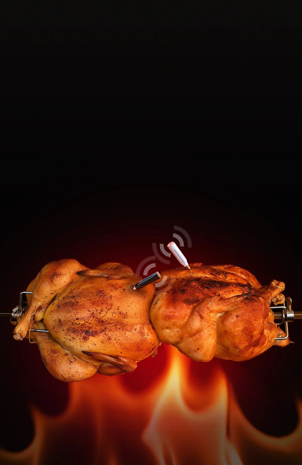 Thermomètre à viande Bluetooth sans fil TP962 Twin TempSpike – Portée de 150 m