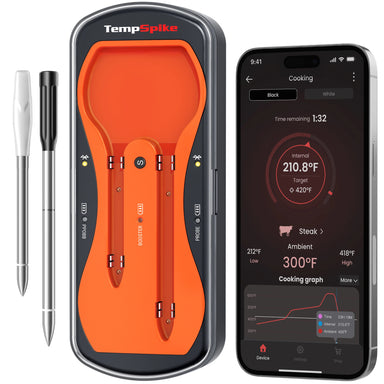 TempPro Twin TempSpike TP963 Smart Wireless Meat Thermometer — Dual Probe, Bluetooth