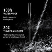 Thermomètre à viande intelligent sans fil TempPro TempSpike Plus TP971 — Véritablement sans fil, Bluetooth longue portée