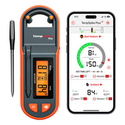 Thermomètre à viande intelligent sans fil TempPro TempSpike Plus TP971 — Véritablement sans fil, Bluetooth longue portée