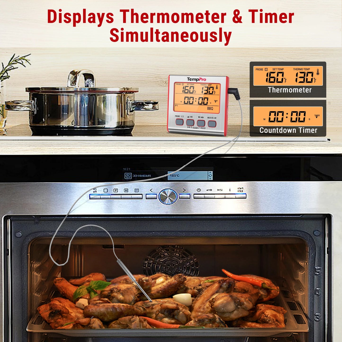 temppro Leave-In Meat Thermometers TP17W main 9