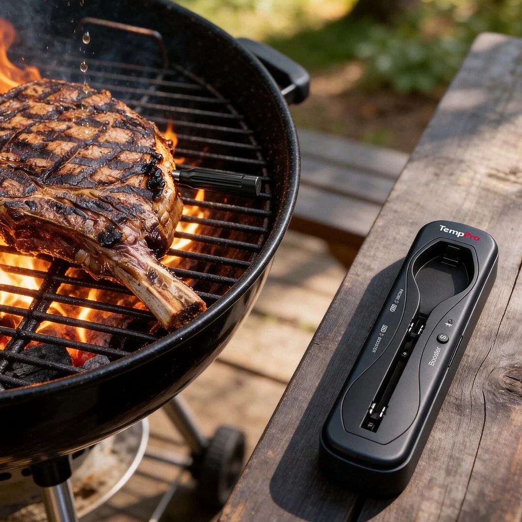 TempPro TempSpike TP960B Smart Wireless Meat Thermometer — Truly Wireless, Bluetooth