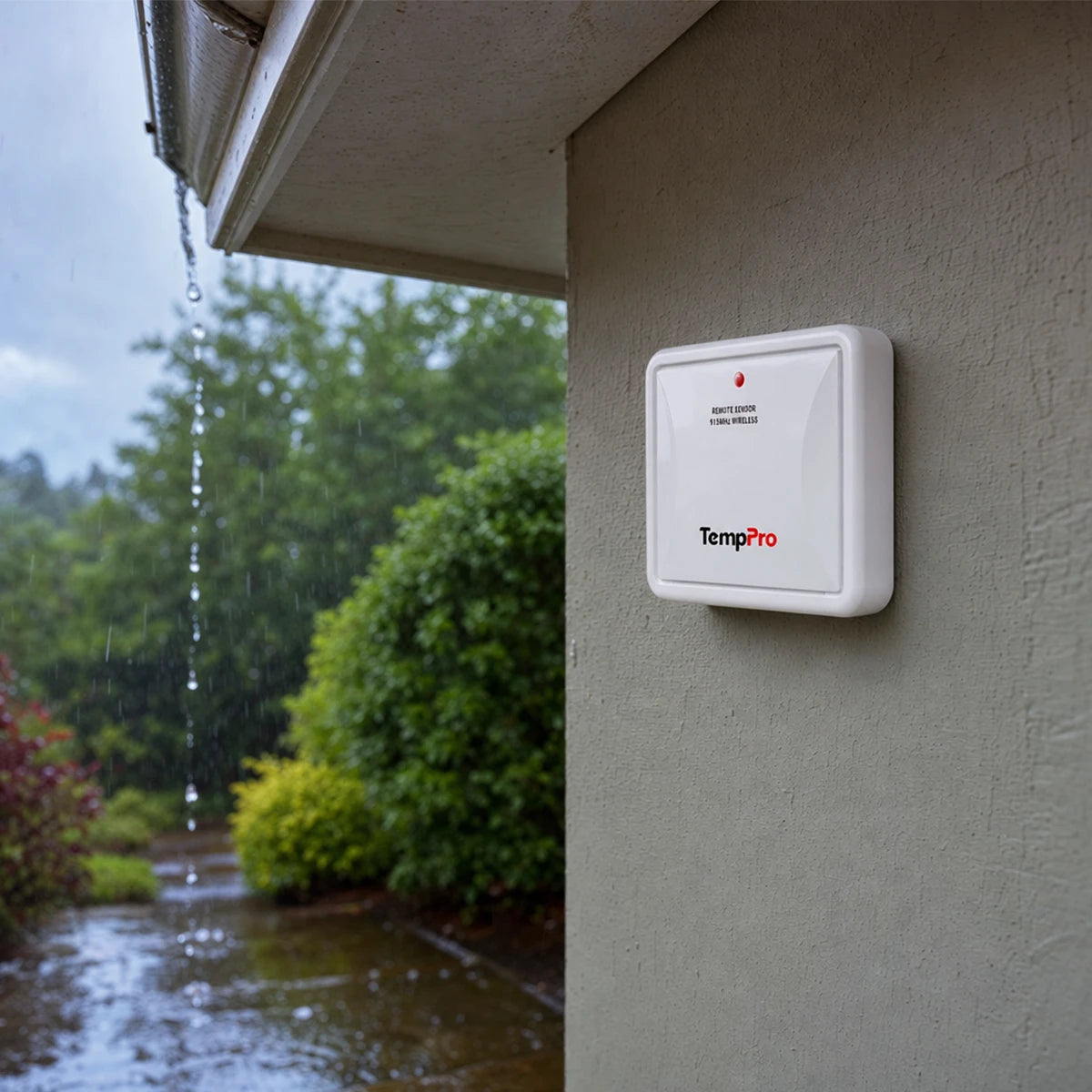 TempPro TP200B Wireless Indoor Outdoor Thermometer - Up to 4 Locations, 500ft