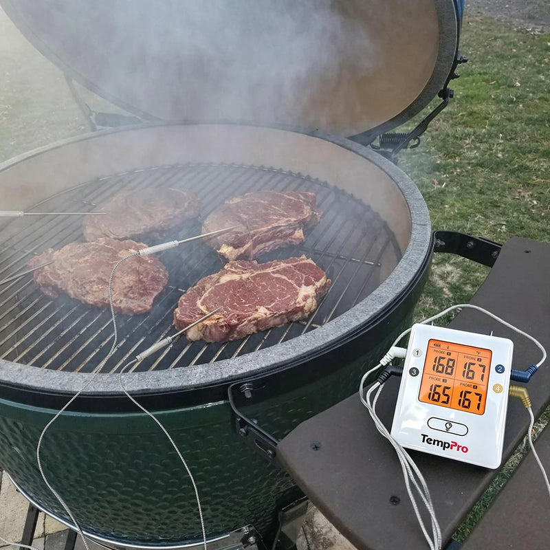 Termómetro de carne inalámbrico TempPro TP25 — 4 sondas, Bluetooth inteligente