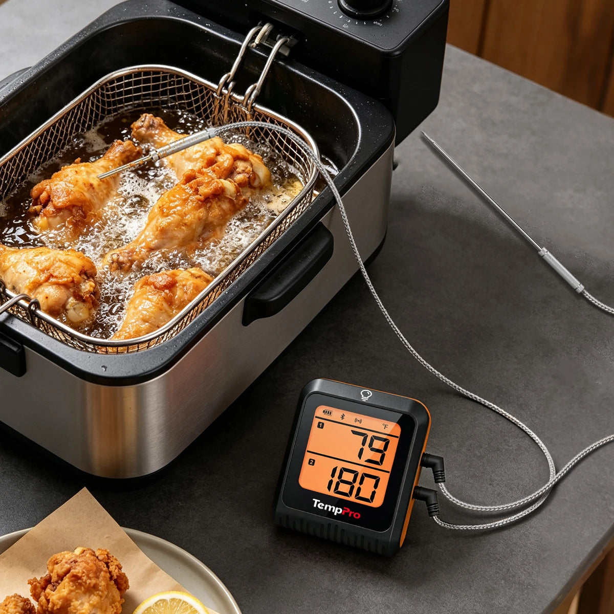 Thermomètre à viande sans fil Bluetooth TP920