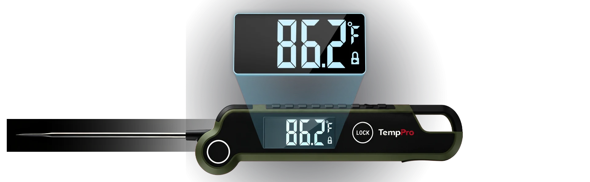 TempPro TP620W Instant-Read Meat Thermometer — Digital, 0.5-Second Read · Store Edition