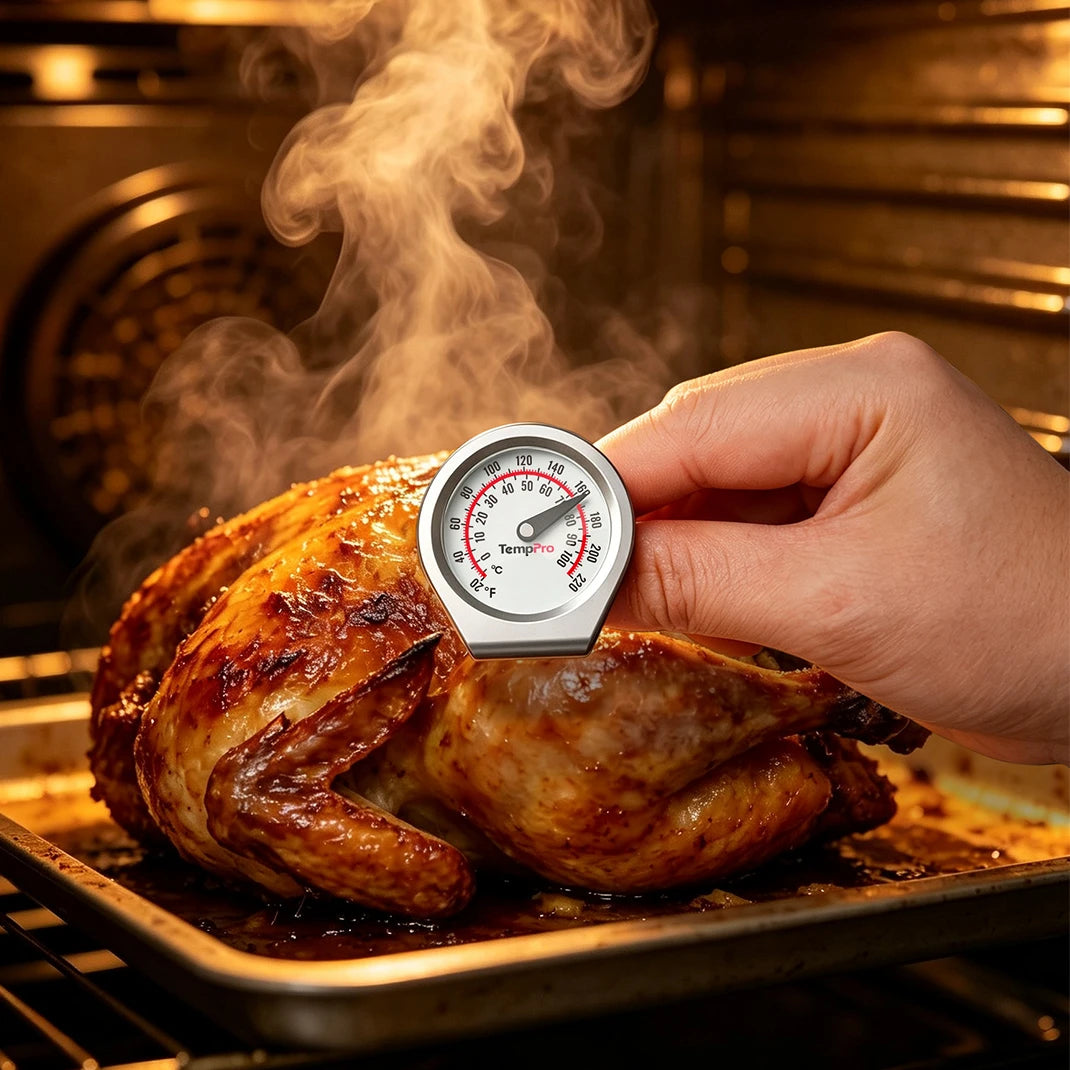 TempPro APT418 Instant-Read Meat Thermometer — Battery-Free Dial, 5