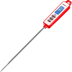 Thermomètre à viande instantané TempPro TP01AW — Sonde longue de 5,3 po, blanc · Édition magasin