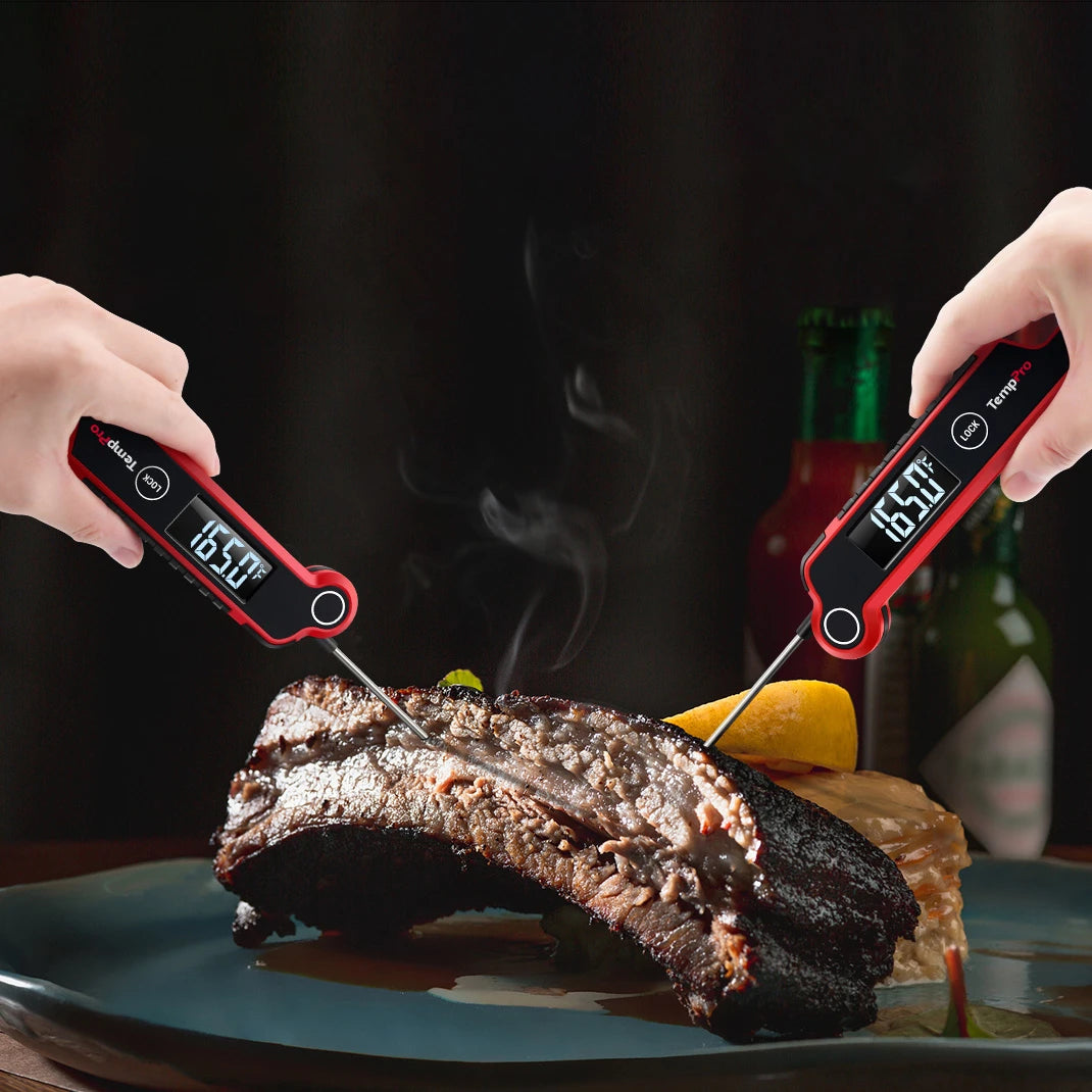 TempPro TP620 Instant-Read Meat Thermometer — Digital, 0.5-Second Read, IP65 Waterproof