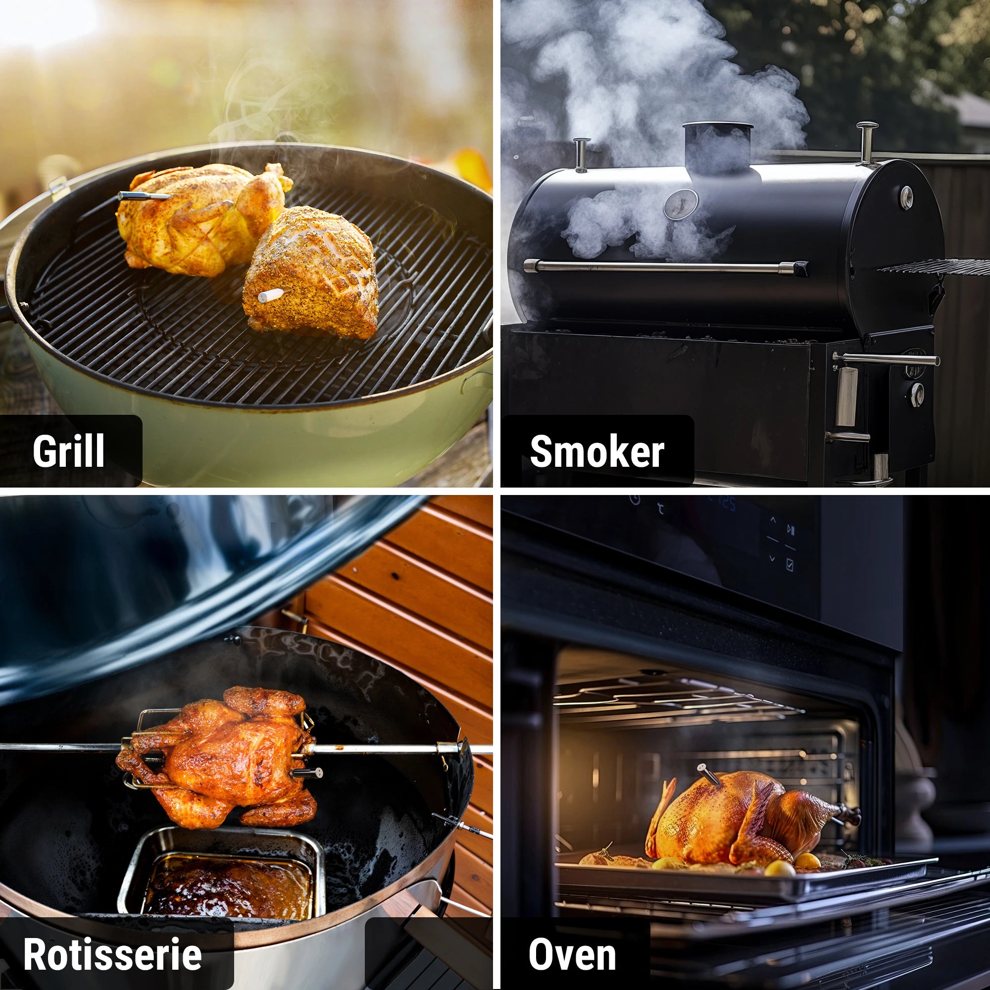 Termómetro de carne inalámbrico inteligente TempPro Twin TempSpike TP962 — Doble sonda, Bluetooth de 150 m