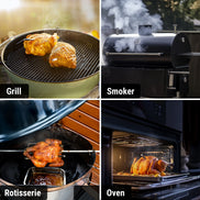 Thermomètre à viande intelligent sans fil TempPro Twin TempSpike TP962 — Double sonde, Bluetooth 150 m