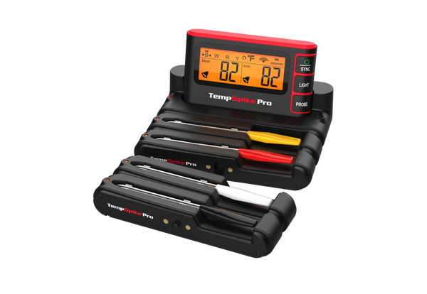 TempPro TempSpike Pro TP980 Smart Wireless Meat Thermometer — Up to 4 Probes, Wi-Fi, 1,060-ft Bluetooth
