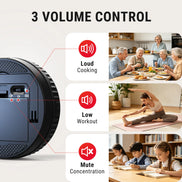 TempPro TM04B Digital Kitchen Timer - One-Touch Control, 3.1" LED