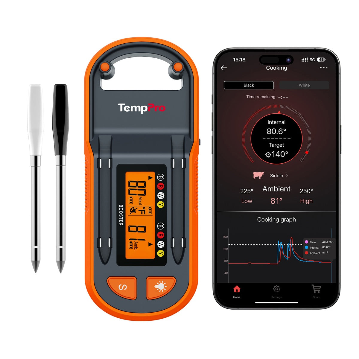 TP972 Twin TempSpike Plus Wireless Meat Thermometer