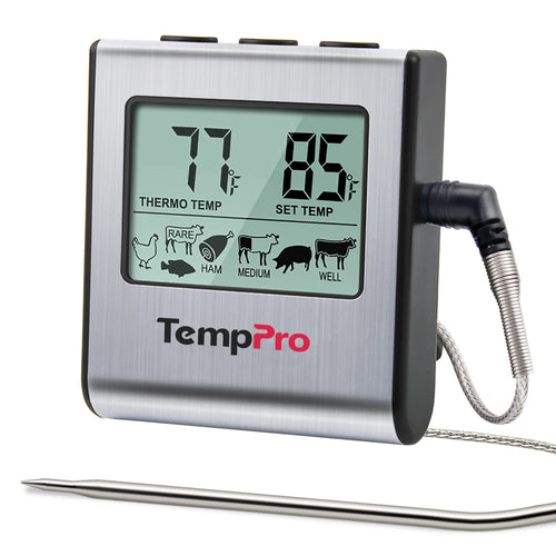 TempPro TP16 Leave-In Meat Thermometer - 1 Probe