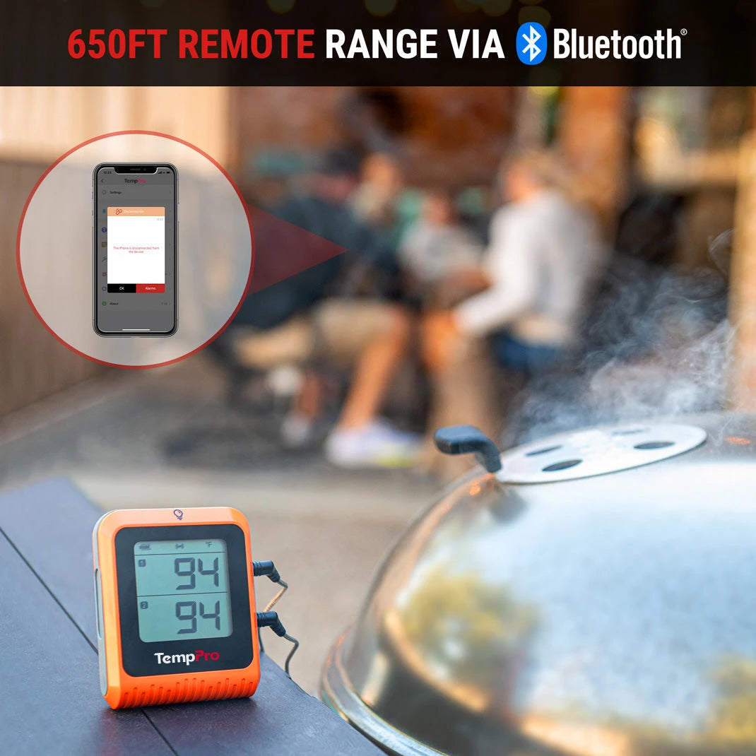 Thermomètre à viande sans fil Bluetooth TP920