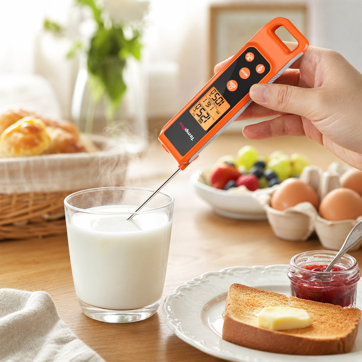Termómetro infrarrojo y de lectura instantánea 2 en 1 TempPro TempScan PLUS TP420 - Temperaturas de superficie + internas