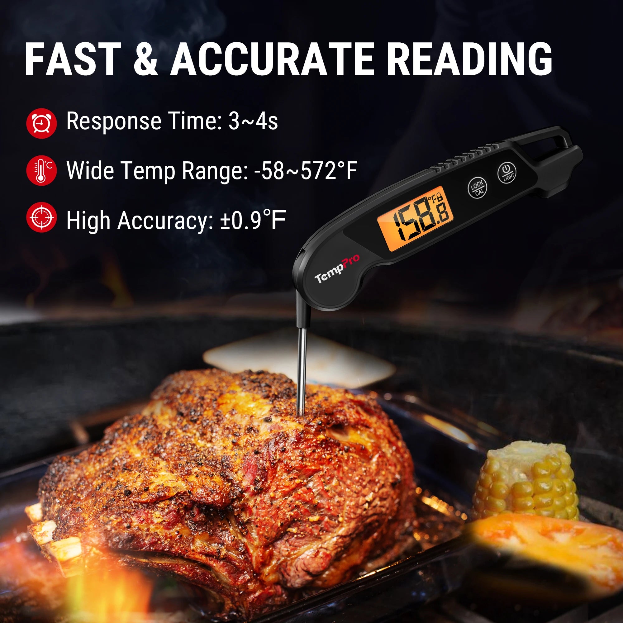TempPro TP603 Instant Read Thermometer