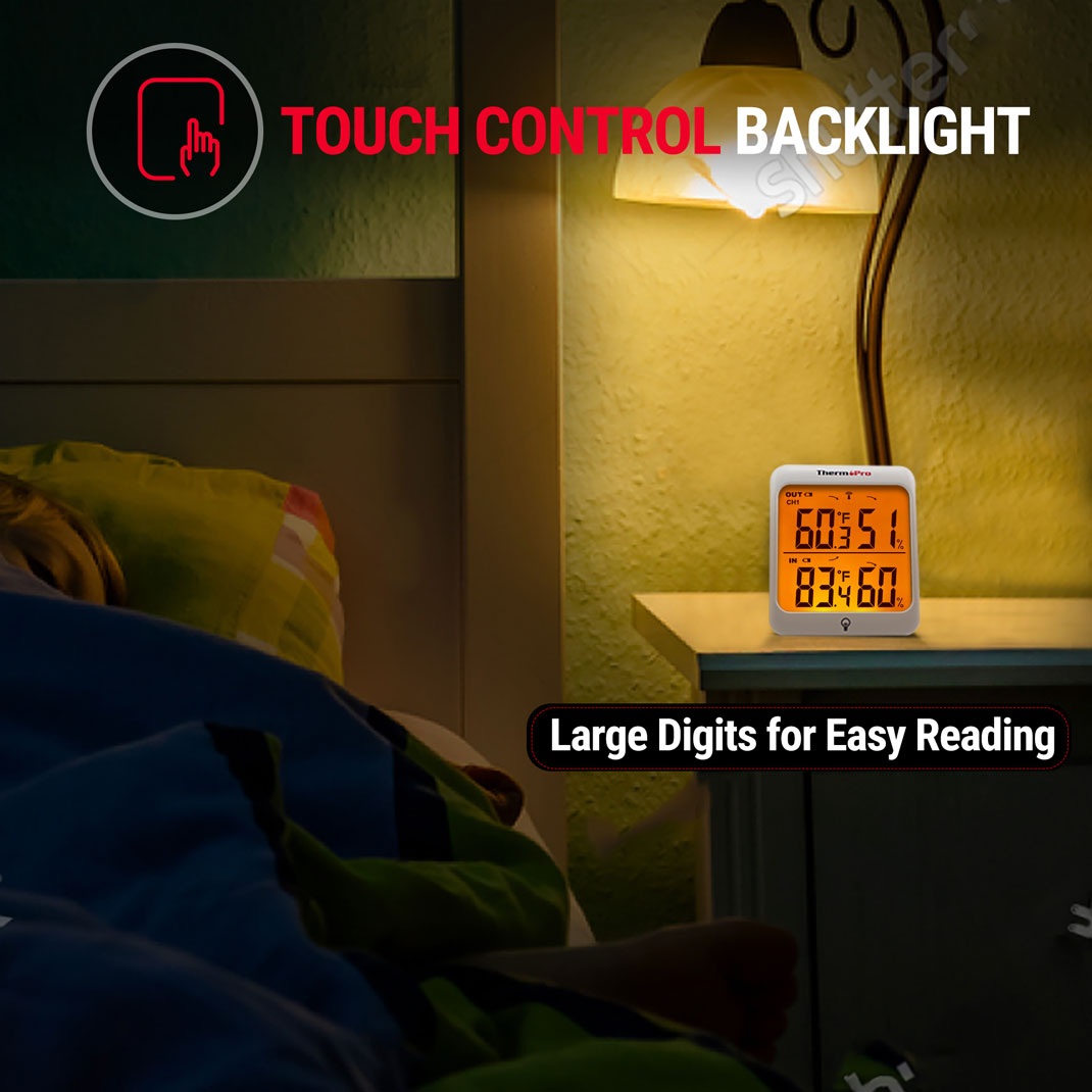 Thermomètre hygromètre sans fil TP63B