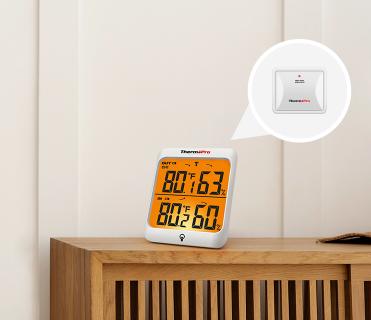 Thermomètre hygromètre sans fil TP63B