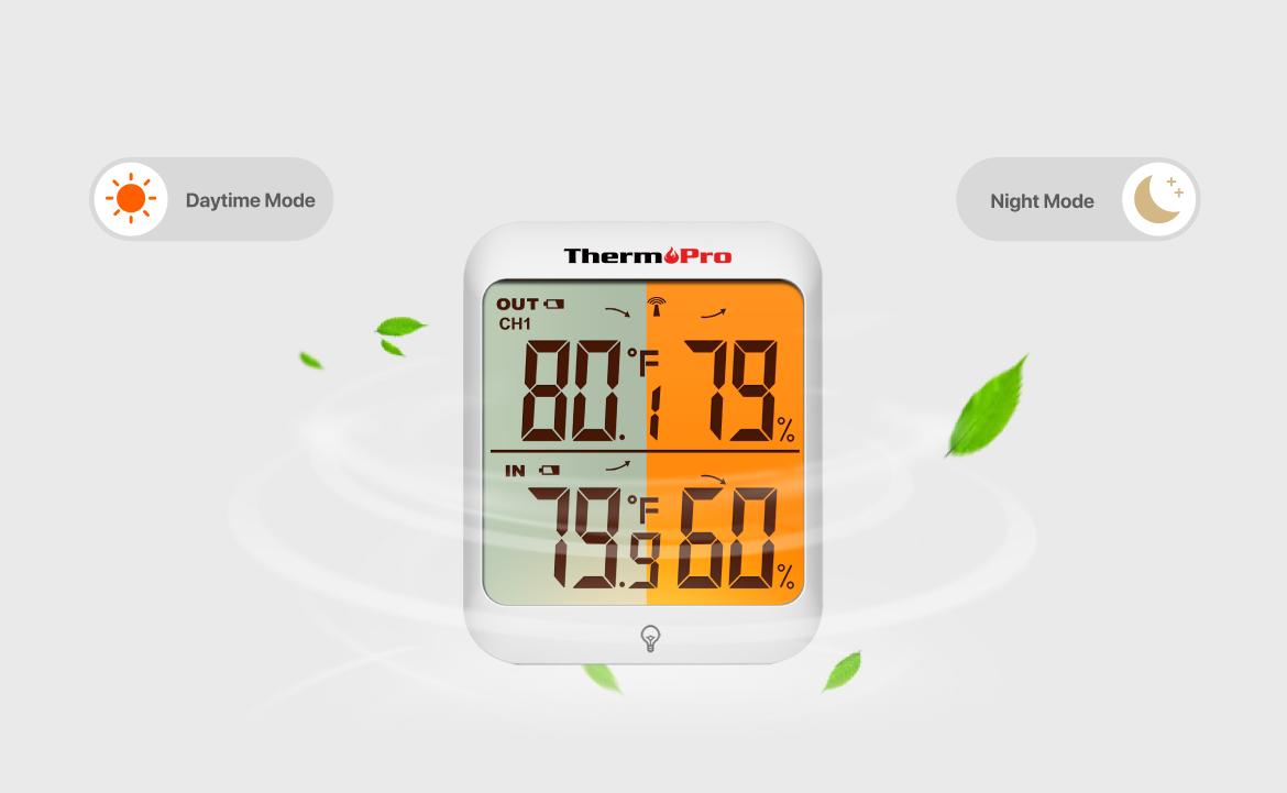 Thermomètre hygromètre sans fil TP63B