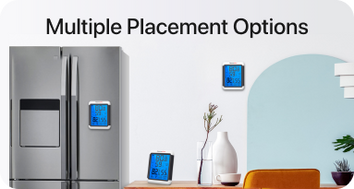 Termómetro e higrómetro inalámbricos de interior y exterior TempPro TempAir PLUS TP65B — Pantalla táctil de 4", 500 pies