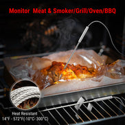 TempPro TempSync PLUS TP828BW Wireless Meat Thermometer — 500FT RF, Dual Probes, 4 Alarm Modes · Store Edition