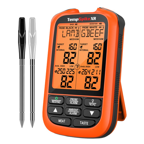 TempSpike XR TP862B Truly Wireless Meat Thermometer - 2 Probes, 1000ft Range
