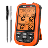 TempPro TempSpike XR TP862B Wireless Meat Thermometer — 1000FT RF Range, 2 Wire-Free Probes