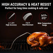 TempPro TempSync ELITE TP904 Wireless Meat Thermometer — Smart Bluetooth, App Alerts