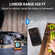 Thermomètre à viande Bluetooth TempPro TP920 + Thermomètre à lecture instantanée TP620 + Hygromètre TP358 — Lot